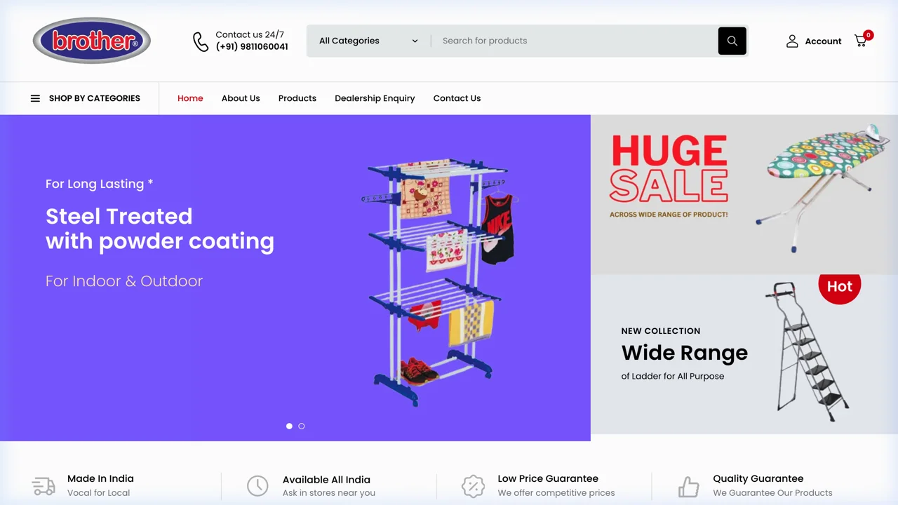 Brother Home Homepage Preview